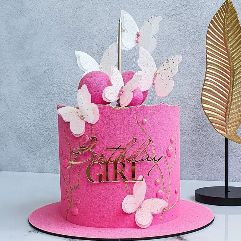 Wholesale 10PCS/PACK Boy or Girl Acrylic Cake Decoration